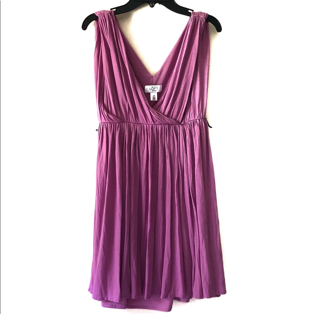 Ann Taylor Loft Pink Flowy Dress